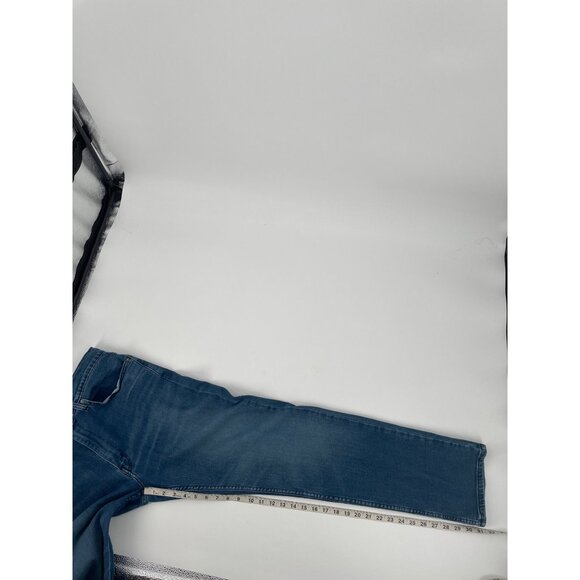 Levi's 514 Mens 36x32 Stretch Denim Straight Jeans Blue Everyday Normcore Casual - Picture 8 of 9